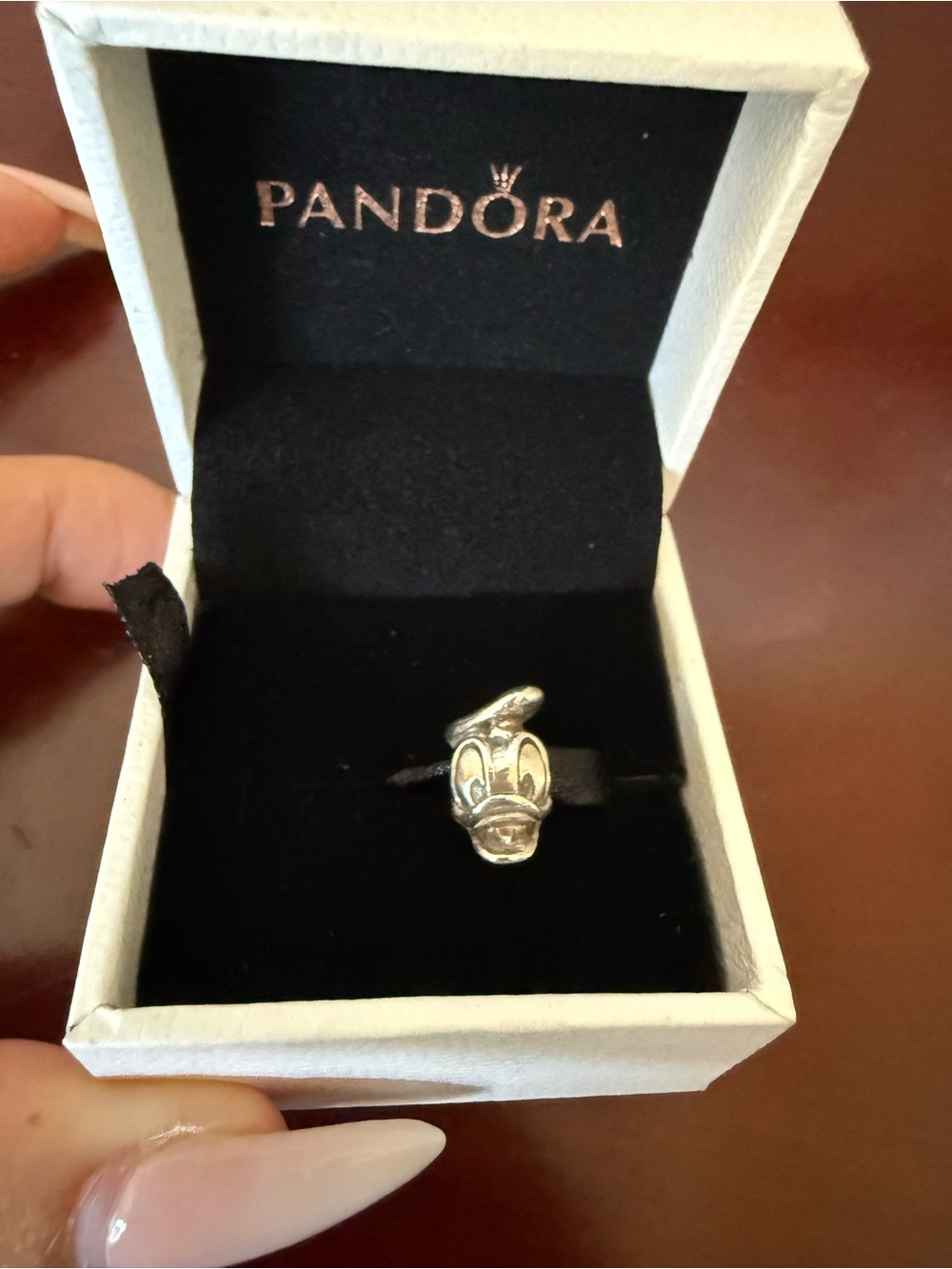 Pandora Silver Donald Duck Charm - Silver